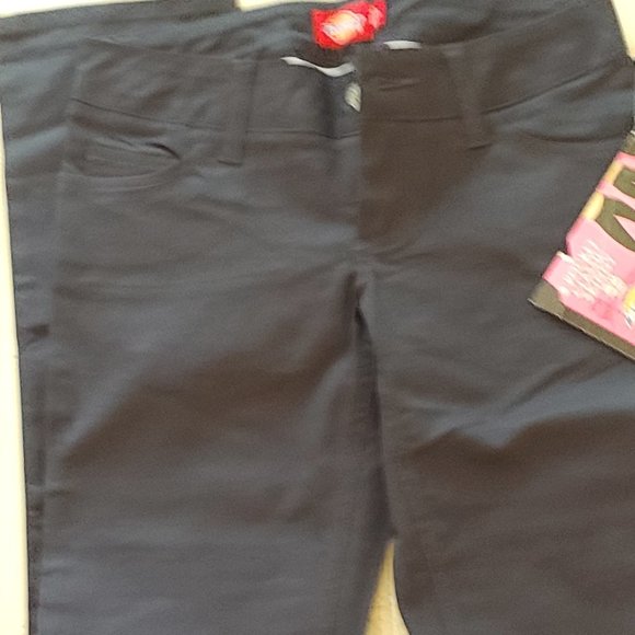 NWT Dickies Girl SZ ONE!! Blue Skinny Low Rise Pants HH164 - Picture 6 of 7